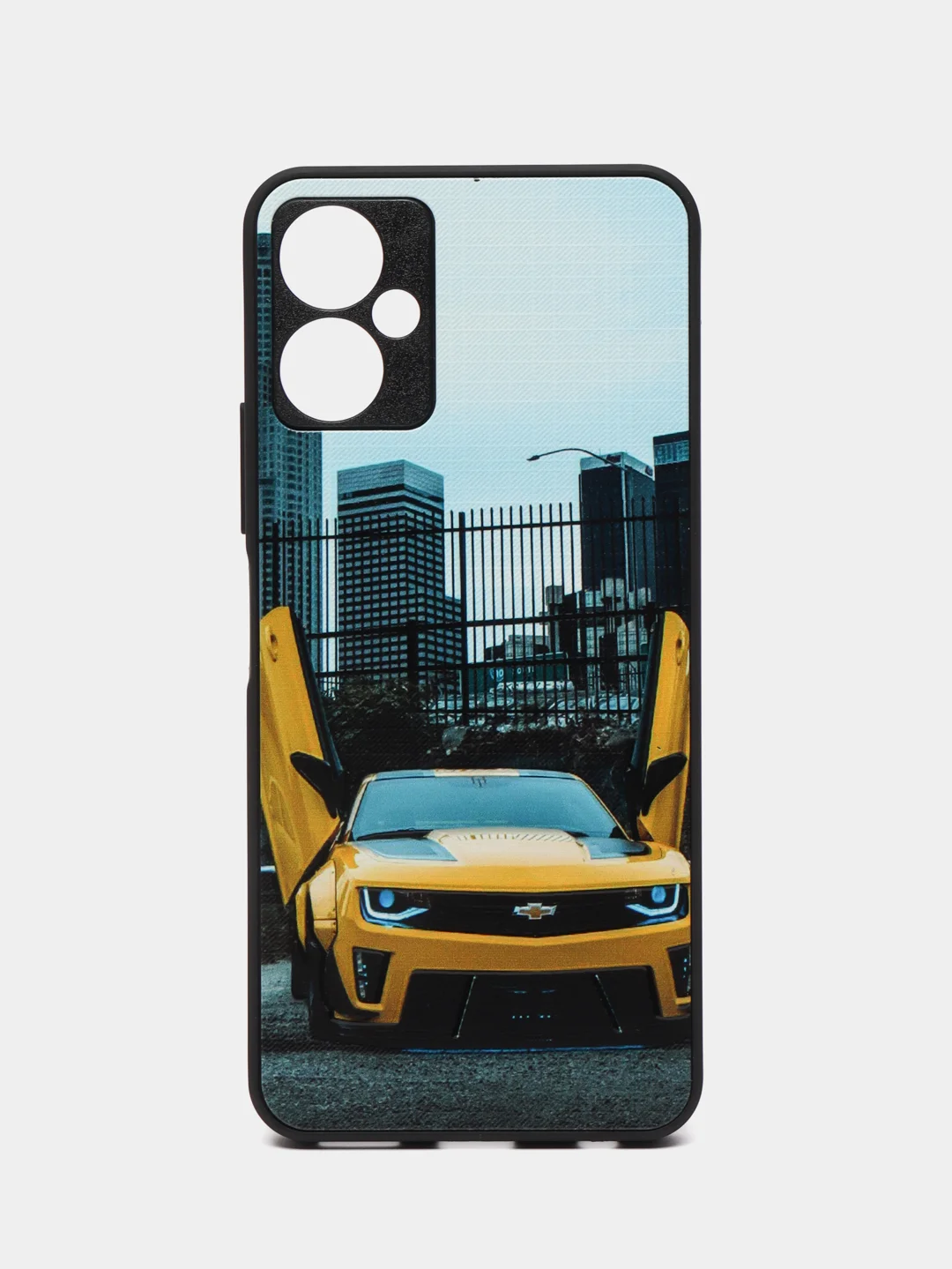 Золотой чехол с рисунком на Tecno Spark 9 Pro (Текно Спарк 9 Pro)