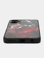 Багровый чехол с рисунком на Tecno Spark 9 Pro (Текно Спарк 9 Pro)