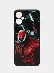 Багровый чехол с рисунком на Tecno Spark 9 Pro (Текно Спарк 9 Pro)