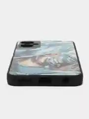 Серебряный чехол с рисунком на Tecno Spark 9 Pro (Текно Спарк 9 Pro)