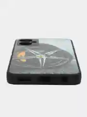 Серебряный чехол с рисунком на Tecno Spark 9 Pro (Текно Спарк 9 Pro)