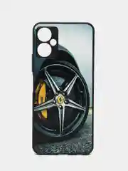 Серебряный чехол с рисунком на Tecno Spark 9 Pro (Текно Спарк 9 Pro)