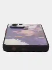 Фиолетовый чехол с рисунком на Xiaomi Redmi A1+, Xiaomi Redmi A2+ и Poco C51 (Сяоми Редми А1+/A2+)