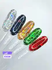 Блестки, глиттер для дизайна ногтей "Классик" The Nail Factory