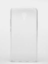 Прозрачно-серый силиконовый чехол на Meizu M3 Note/MX 6