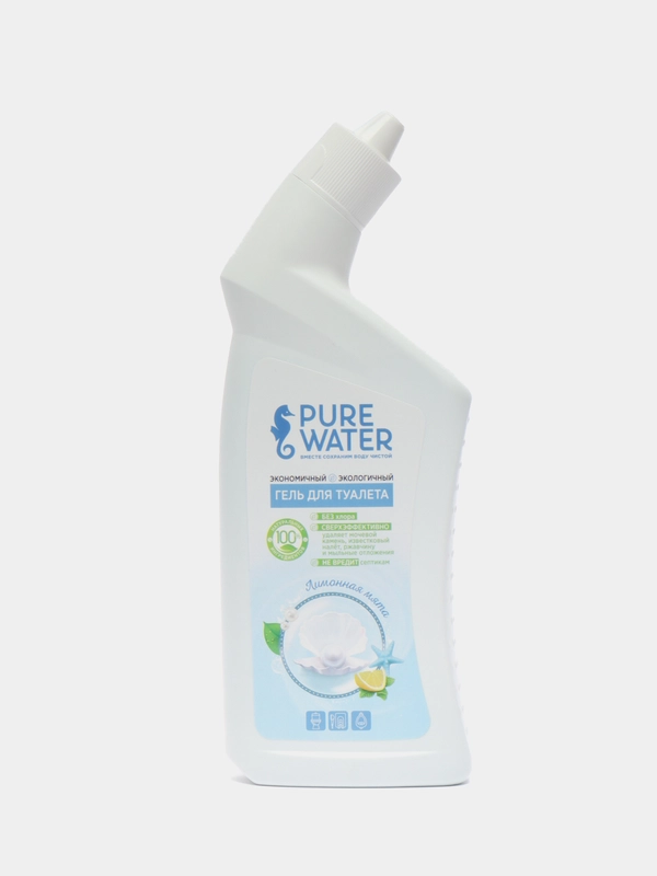 Гель для туалета Pure Water, экологичный, от налёта и ржавчины