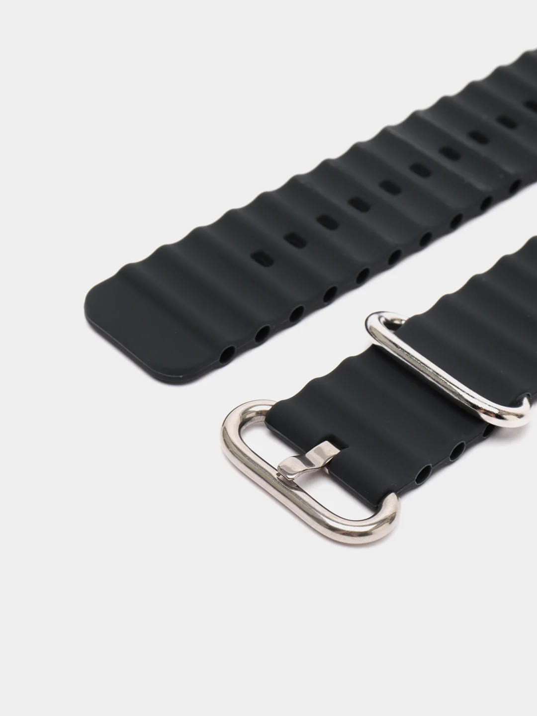 Угольный силиконовый ремешок Ocean Watch для Apple Watch Series Ultra 8 7 6 5 SE