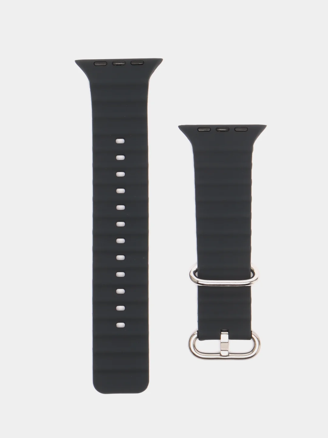 Угольный силиконовый ремешок Ocean Watch для Apple Watch Series Ultra 8 7 6 5 SE