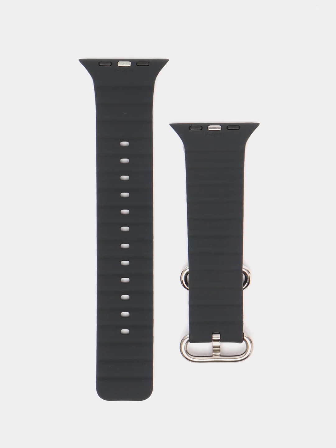 Угольный силиконовый ремешок Ocean Watch для Apple Watch Series Ultra 8 7 6 5 SE