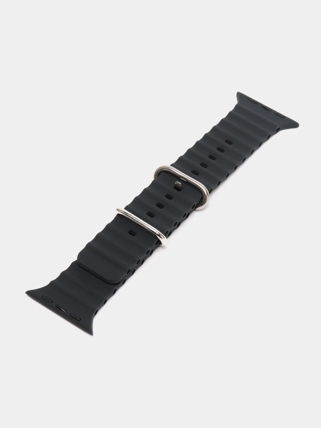 Угольный силиконовый ремешок Ocean Watch для Apple Watch Series Ultra 8 7 6 5 SE