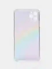 Силиконовый радужный чехол для iPhone XS, X, 11 Pro/Pro Max
