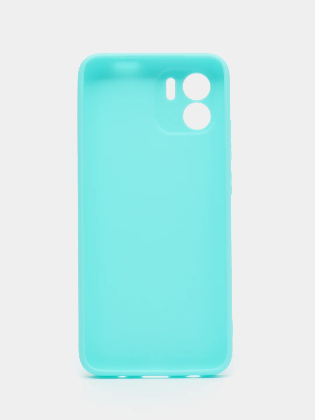 Бирюзовый чехол Xiaomi Redmi A1 (Сяоми Редми А1) силиконовый, цветной, матовый