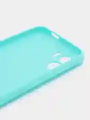 Бирюзовый чехол Xiaomi Redmi A1 (Сяоми Редми А1) силиконовый, цветной, матовый