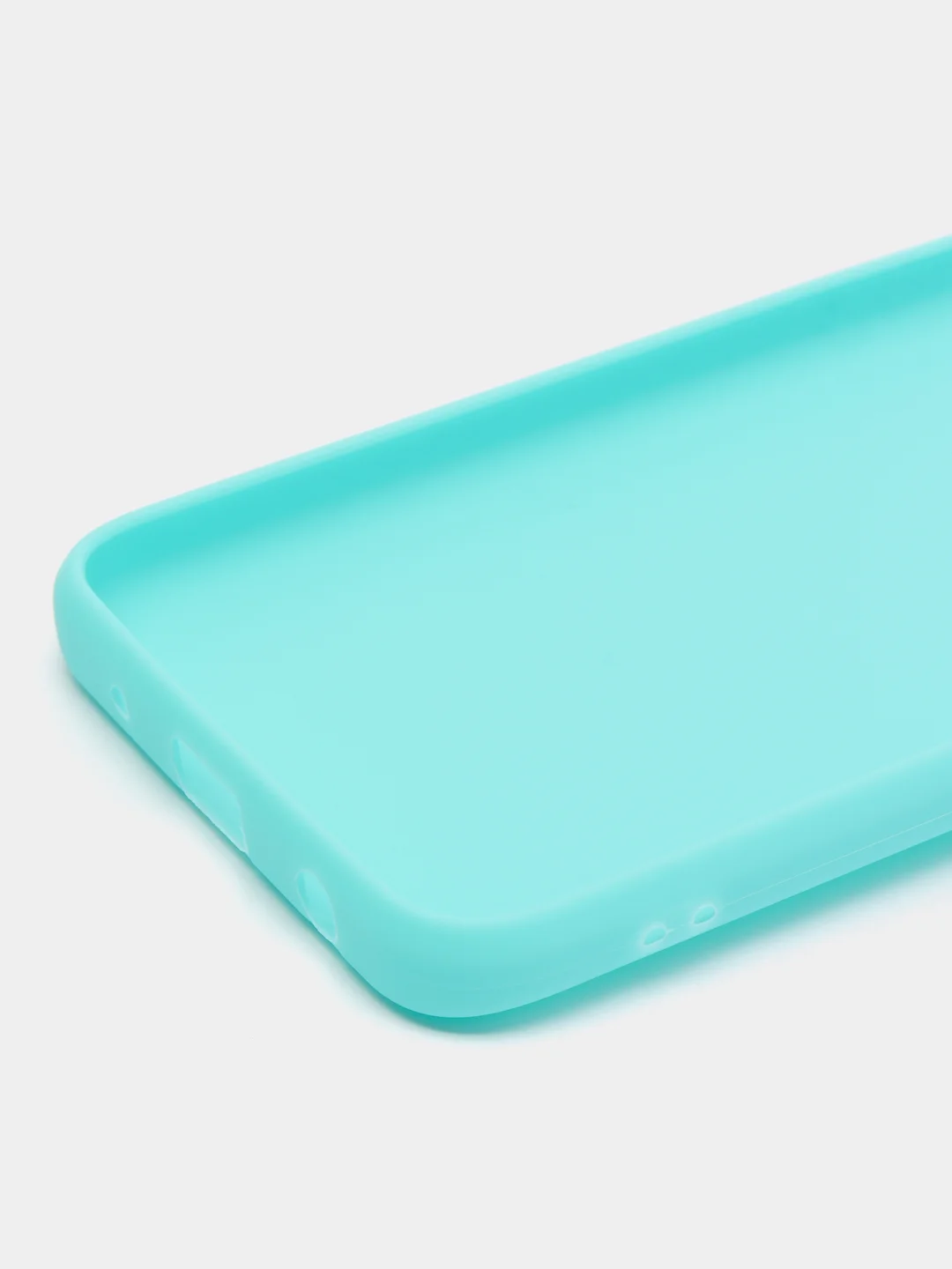 Бирюзовый чехол Xiaomi Redmi A1 (Сяоми Редми А1) силиконовый, цветной, матовый