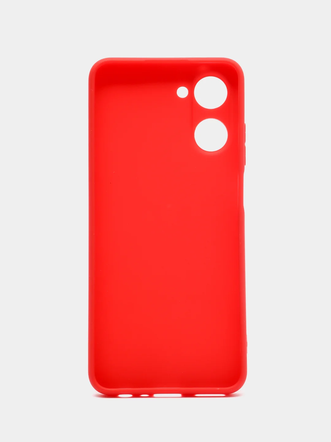 Красный чехол Realme 10 / Реалми 10, силиконовый, цветной, матовый