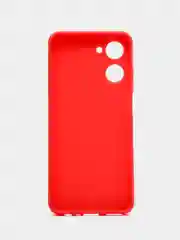 Красный чехол Realme 10 / Реалми 10, силиконовый, цветной, матовый