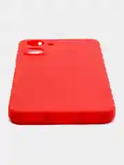 Красный чехол Realme 10 / Реалми 10, силиконовый, цветной, матовый