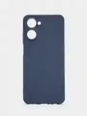 Темно-синий чехол Realme 10 / Реалми 10, силиконовый, цветной, матовый