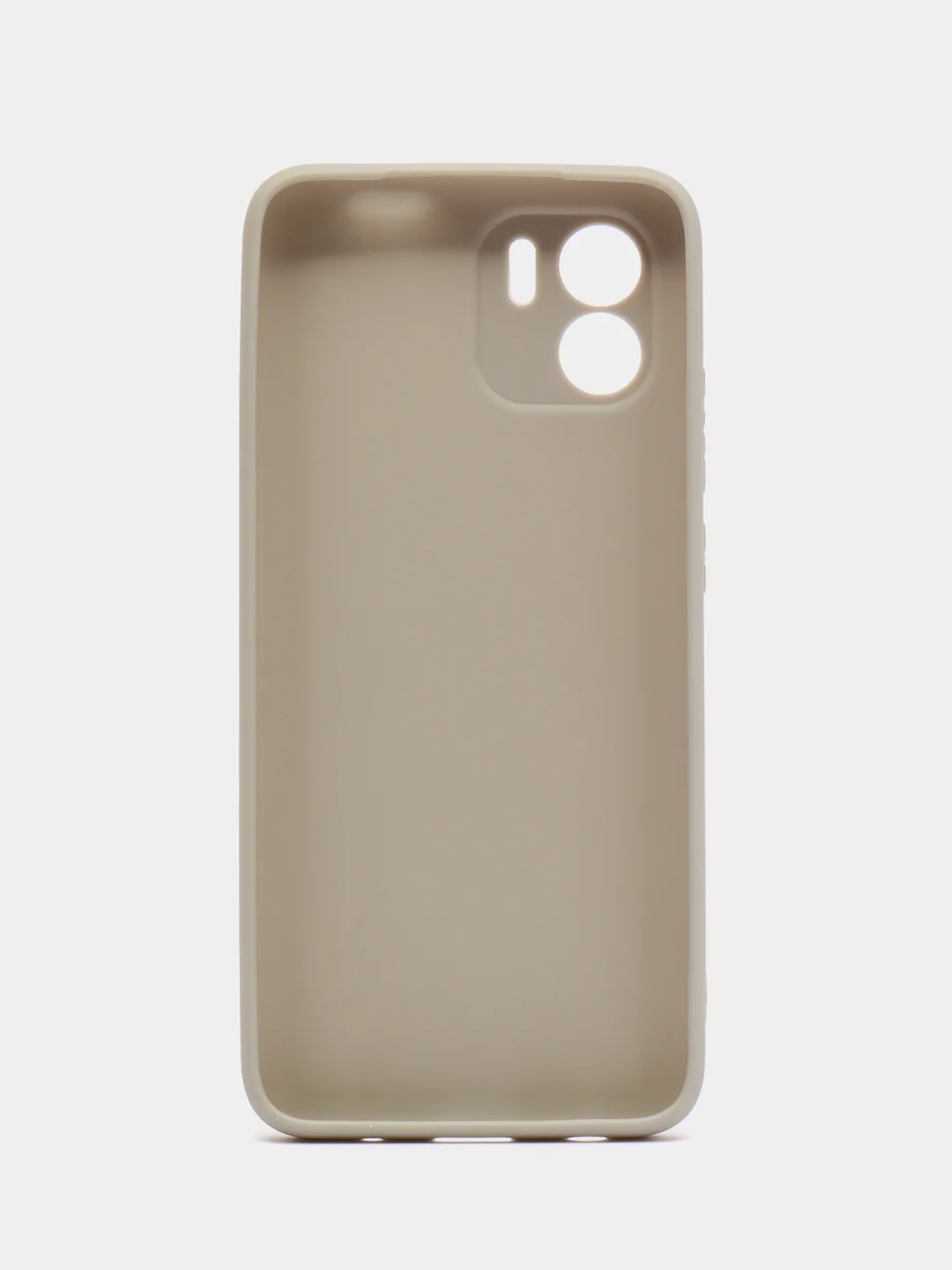 Серый чехол Xiaomi Redmi A1 (Сяоми Редми А1) силиконовый, цветной, матовый