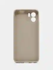 Серый чехол Xiaomi Redmi A1 (Сяоми Редми А1) силиконовый, цветной, матовый