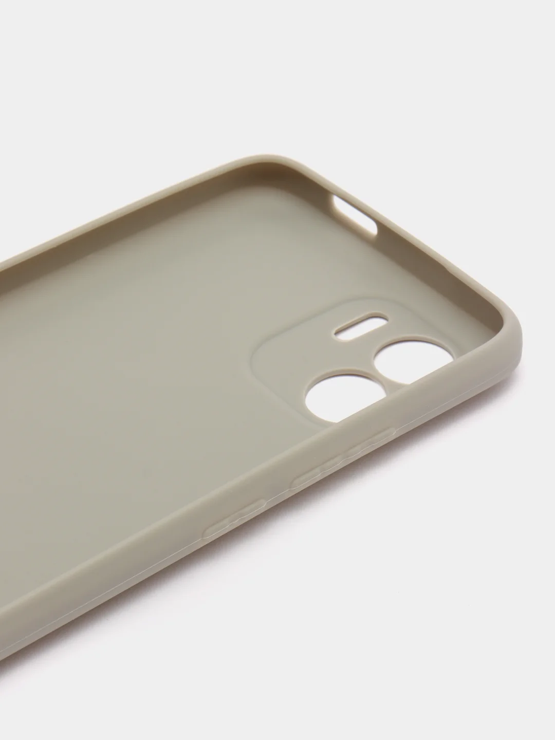 Серый чехол Xiaomi Redmi A1 (Сяоми Редми А1) силиконовый, цветной, матовый