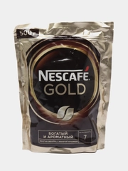 Кофе растворимый сублимированный, NESCAFE Gold, 100% натуральный , 500 г