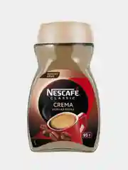 Кофе растворимый Nescafe Classic "Crema", порошкообразный, 95 г