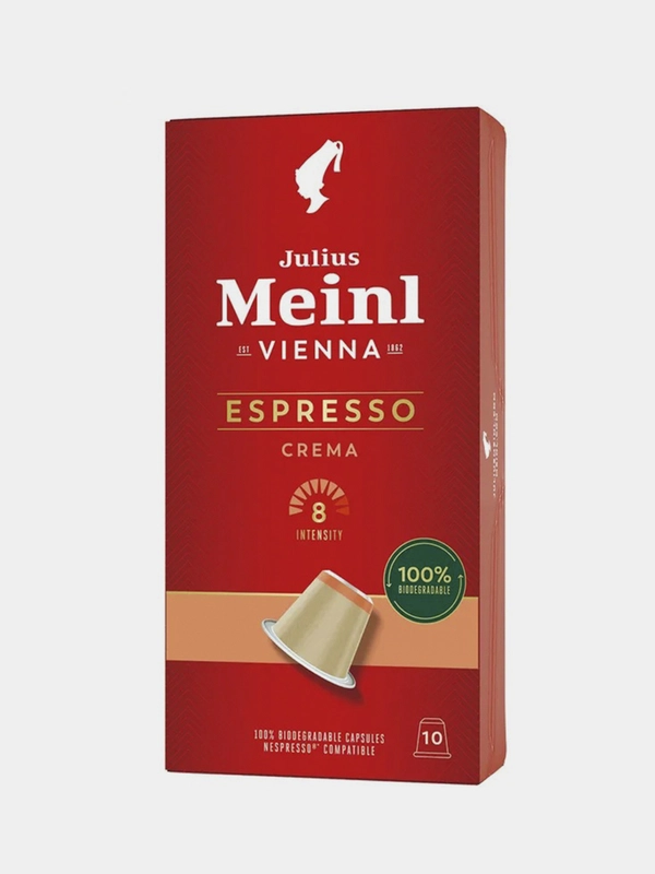 Кофе в капсулах Julius Meinl Espresso Crema Bio (Эспрессо крема), 10 шт