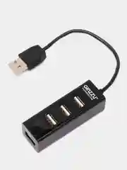 Разветвитель на 4 порта GINZZU, USB 2.0 HUB, USB-концентратор