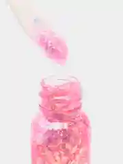 Розовый блёстки глиттер для лица с лопаткой
