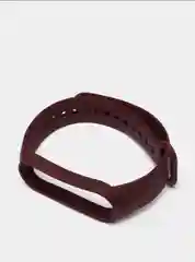 Тёмно-бордовый ремешок силиконовый для фитнес браслета Xiaomi Mi Band 5 Mi Band 6 (Ми Банд 5 Ми Банд 6)