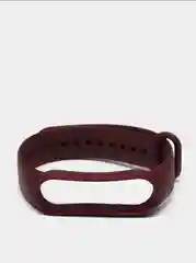 Тёмно-бордовый ремешок силиконовый для фитнес браслета Xiaomi Mi Band 5 Mi Band 6 (Ми Банд 5 Ми Банд 6)