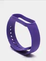 Аметистовый ремешок силиконовый для фитнес браслета Xiaomi Mi Band 5 Mi Band 6 (Ми Банд 5 Ми Банд 6)