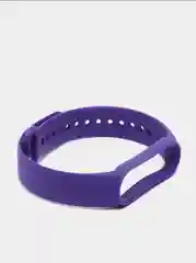Аметистовый ремешок силиконовый для фитнес браслета Xiaomi Mi Band 5 Mi Band 6 (Ми Банд 5 Ми Банд 6)