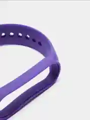 Аметистовый ремешок силиконовый для фитнес браслета Xiaomi Mi Band 5 Mi Band 6 (Ми Банд 5 Ми Банд 6)