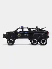 Синий машина металлическая полиция Форд Раптор (Ford Raptor), инерционная, с озвучкой, 21 см