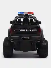 Синий машина металлическая полиция Форд Раптор (Ford Raptor), инерционная, с озвучкой, 21 см