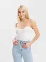 Белый топ женский