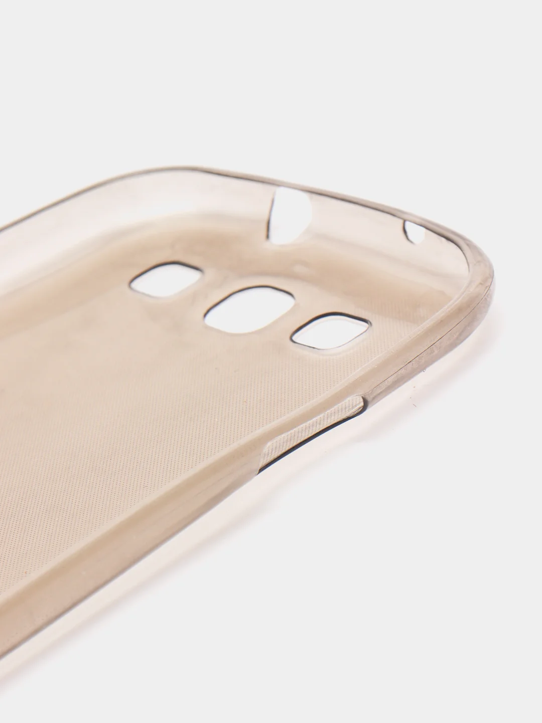 Серый силиконовый чехол на Samsung S3/i9300