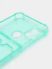 Бирюзовый чехол Realme C21Y Realme C25Y Реалми С21у С25у с карманом для карт, прозрачный