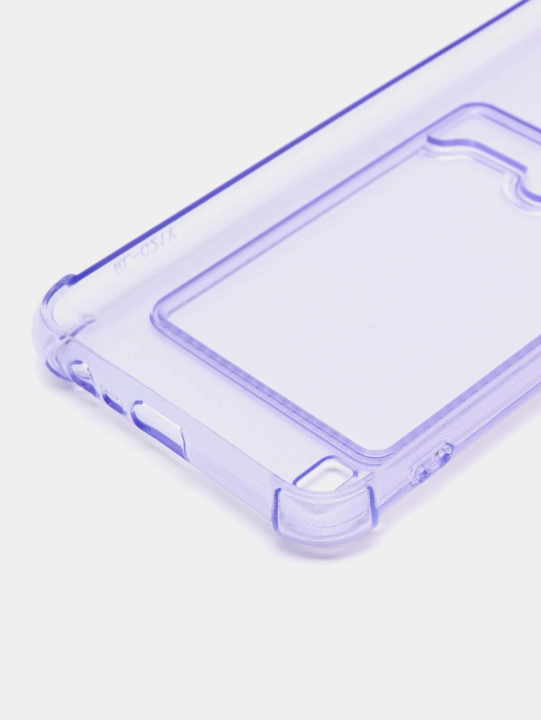 Лавандовый чехол Realme C21Y Realme C25Y Реалми С21у С25у с карманом для карт, прозрачный