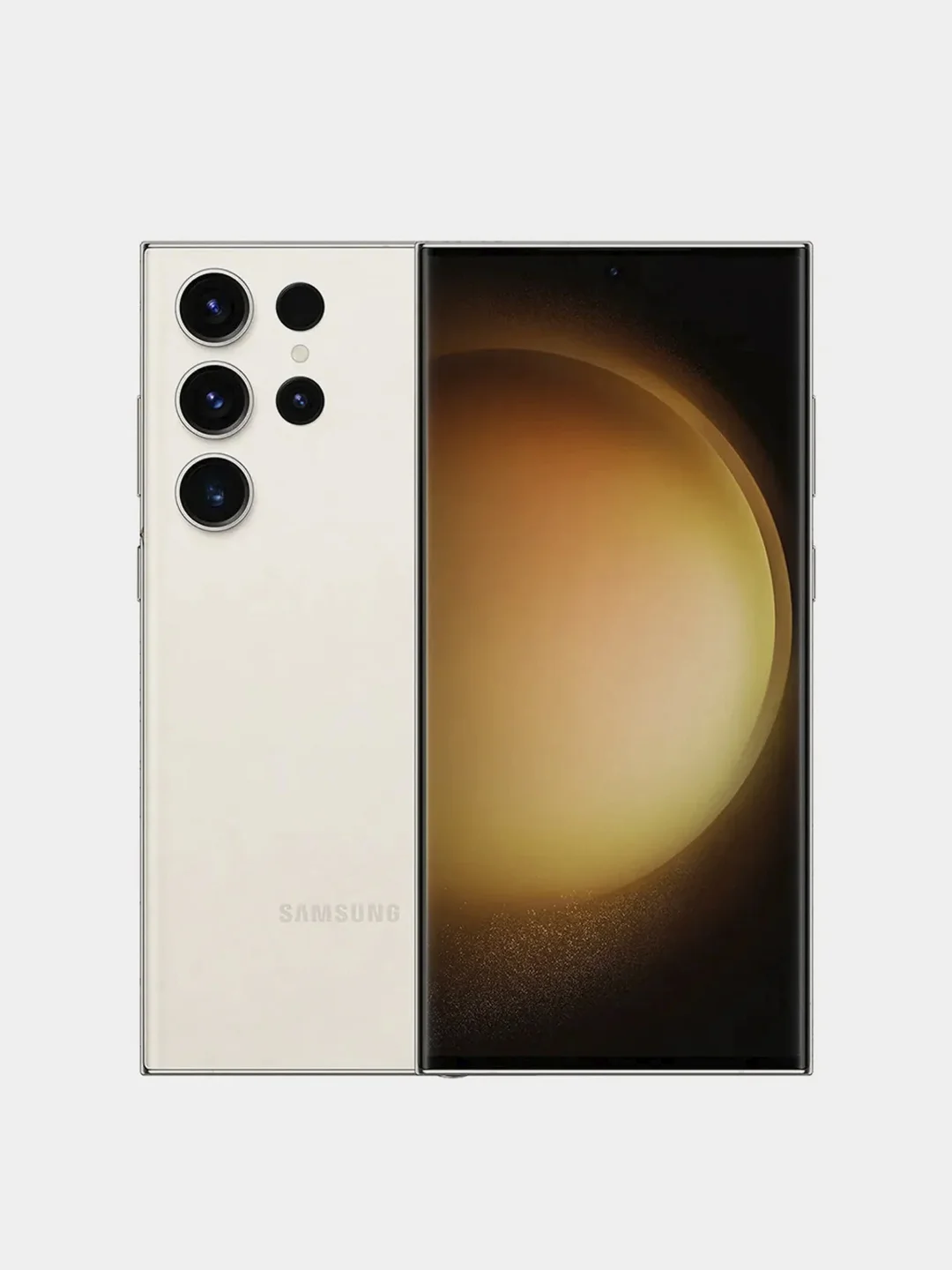Бежевый смартфон Samsung Galaxy S23 Ultra 5G, 12/256 Gb