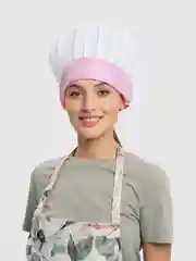 Розовый колпак повара