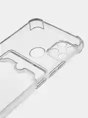 Прозрачный чехол Realme C21Y Realme C25Y Реалми С21у С25у с карманом для карт, прозрачный