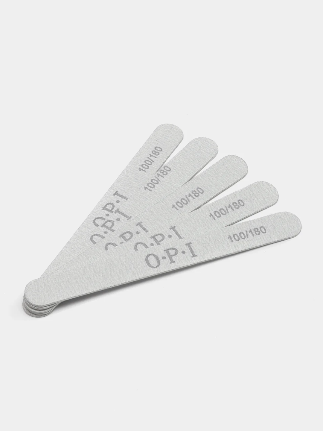 Пилки для ногтей 100/180 OPI узкие для маникюра, педикюра
