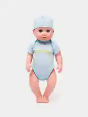 Синий кукла функциональная Пупс, со звуком