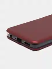 Багровый чехол книжка для Tecno Spark 9 Pro (Техно Спарк 9 Про)