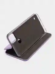 Сиреневый чехол-книжка для Realme C21Y / Realme С25Y (Реалми С21Y / С25Y)