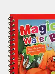 Алый книжка водная многоразовая раскраска с маркером