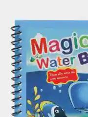Голубой книжка водная многоразовая раскраска с маркером